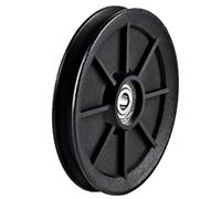 Haveratio Poulie à Corde Ronde, Bobine de Câble métallique Poulie en Nylon pour Cordes Bricolage Gym équipement de Fitness câble Machine Bobine de poulie de câble métallique