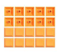 Haveratio TINGB DSA 1U Keycap Set PBT Keycaps Vierges DSA Profil 1U Hauteur Keycap Ensemble pour Clavier mécanique de Jeu 20 pièces
