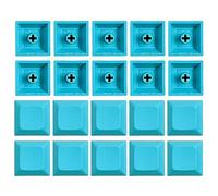 Haveratio TINGB DSA 1U Keycap Set PBT Keycaps Vierges DSA Profil 1U Hauteur Keycap Ensemble pour Clavier mécanique de Jeu 20 pièces