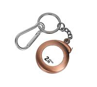 Haveratio TINGB Ruban à Mesurer Porte-clés Fonctionnel Mini Ruban à Mesurer Rétractable Porte-clés 2M Ruban à Mesurer en Acier Inoxydable Durable