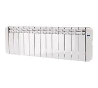 Haverland RC13BL - Radiateur Electrique Plinthe Inertie Fluide 1500 W, Programmable, Indicateur de Consommation, +/- 17-24 m², Blanc