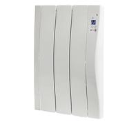 Haverland WI3 - Radiateur électrique à haute inertie en fonte d'aluminium (connectable)*, auto-programmable, 450 W, utilisation +6h/jour, jusqu’à +/- 8 m², Blanc