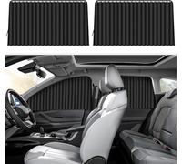 HAVERN 4 Pièces Rideaux Voiture pour Dacia Dokker 2012-2023 2024 2025, Pare-Soleil pour Vitres Latérales, Rideaux pour Bloquer Les Rayons UV et la Chaleur