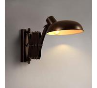 HAvern Applique Murale, Applique Murale Moderne en Fer, Aspect Industriel, réglable, tâche de Lecture Murale, Lampe Polyvalente, Bras oscillant, Ciseaux, Lampe Murale LED Extensible