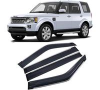 HAVERN Déflecteurs de Voiture Fenêtre Latérale pour Land Rover Discovery 4 2010-2018, deflecteur d air, Pare-Brise Météo Bouclier Déflecteurs de Vent