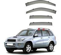 HAVERN Déflecteurs de Voiture Fenêtre Latérale pour Toyota RAV4 MK2/XA20 2001-2004, deflecteur d air, Pare-Brise Météo Bouclier Déflecteurs de Vent