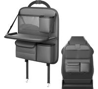 HAVERN Organisateur de siège d'auto pour Toyota RAV4 / RAV4 Hybrid 2016-2018, Protection de Dossier de Voiture et Organiseur avec Plateau et Poche pour iPad,Grey/C