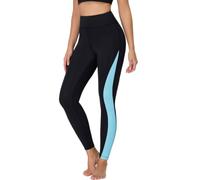 Havideto Legging de natation pour femme - Taille haute - Protection UV UPF 50+ - Séchage rapide - Résistant au chlore - Avec slip intérieur et poches