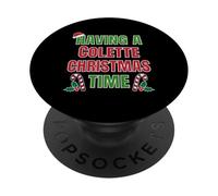 Having A Colette Christmas Time Family Reunion Name PopSockets PopGrip Adhésif