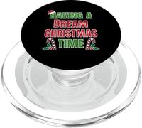 Having A Dream Christmas Time Nom de réunion de Famille PopSockets PopGrip pour MagSafe