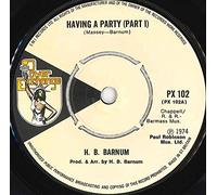 HAVING A PARTY 7" (45) UK POWER EXCHANGE 1974 FACTORY SAMPLE STICKER ON LABEL B/W PART 2 (PX102)