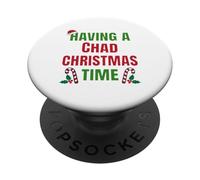 Having A Tchad Christmas Time Family Reunion Name PopSockets PopGrip Adhésif