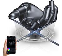 HAVisikr Ventilateur hologramme 3D - Résolution 2000 x 1444PX - 722 perles LED HD - Vidéo holographique - Projecteur publicitaire vidéo - Prise en charge de l'application + audio Bluetooth + WiFi (62