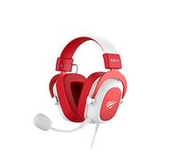 havit Casque HV-H2002d Rouge, Gamer, avec Microphone, Haut-Parleur 53 mm, Prise 3,5 mm : Compatible avec Xbox One et PS4, HV-H2002d Couleur Rouge et Blanc