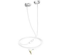 Havit E303P - Écouteurs avec micro - intra-auriculaire - filaire - jack 3,5mm - isolation acoustique - blanc