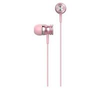 Havit E303P - Écouteurs avec micro - intra-auriculaire - filaire - jack 3,5mm - isolation acoustique - rose