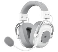 HAVIT Gamenote H2002YG 7.1 Casque de jeu sans fil avec microphone, connecteur 4 modes, 7.1, faible latence