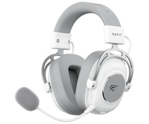 HAVIT Gamenote H2002YG 7.1 Casque de jeu sans fil avec microphone, connecteur 4 modes, 7.1, faible latence