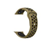 Havit M9037 Compatible Strap with Holes, Dual Color Silicone, Dark Green Black