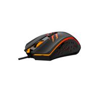 Havit Gaming Series MS1027 - Souris - ergonomique - éclairage RGB, avec DPI ajustable à 4 niveaux - 6 boutons - filaire - USB - noir G