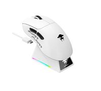 Havit Souris gaming StarBlaze-1 26 000 DPI filaire et sans fil (Bluetooth 5.0) Blanc/Noir