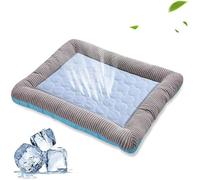 HAVLOC Tapis de Refroidissement d'été pour Chiens Couverture de Chat matériau en Soie de Glace Doux pour lit de Chien Accessoires de lit d'été lavables pour Animaux de Compagnie