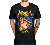 Havok Time is Up T Shirt Candlelight Records Trash Metal Black Short Sleeve Tee Tops Design Printed T Shirt Harajuku Cartoon T Shirts