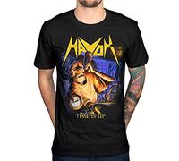 Havok Time is Up T Shirt Candlelight Records Trash Metal Short Sleeve Tee Tops Design Printed T Shirt Harajuku Cartoon T Shirts Black XXL