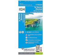 IGN Carte topographique Le Havre / Étretat / Pnr Des Boucles De La Seine Normande Taille unique