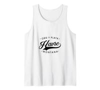 Havre Montana Oro Y Plata State Devise pour Homme et Femme. Débardeur