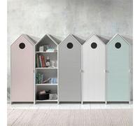 HAVRE - Pack Bibliothèque + Dressing 4 Armoires -