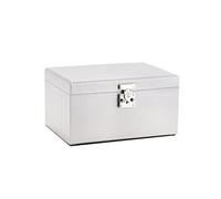 HAVVMK Boîte à Bijoux verrouillable, boîte de Rangement à Quatre Niveaux, Peut contenir des bagues, des Bracelets, des Colliers, des Boucles d'oreilles et des Montres. Grand Coffret à bij