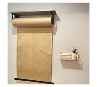 HAVVMK Porte-Rouleau de Papier Mural pour Prise de Notes, listes, menus - Distributeur pour Rouleaux de Papier Kraft pour la Maison et Le Bureau