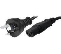 HAWA 1008256 appareils IEC Câble de raccordement noir 2.00 m