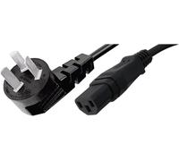 HAWA 1008258 appareils IEC Câble de raccordement noir 2.00 m