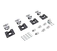 Hawa Clipo 36 H IS Ferrure de porte coulissante pour 2 portes coulissantes (avant intérieur) jusqu'à 36 kg