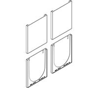 HAWA Ordena 19000 Capuchons carrés en plastique brut 70 F