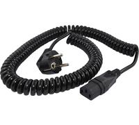 HAWA Câble de raccordement IEC R6503 noir spiralé 2.3 m