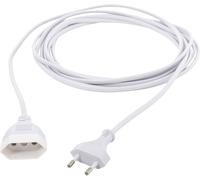 HAWA R695 alimentation Rallonge 2.5 A blanc 3.00 m H03VVH2-F 2X 0,75 mm² plat