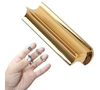 Hawaï Dobro Finger Slide - Glissière de guitare en acier inoxydable, outil de tonalité pour guitare | Accessoire de musique électrique acoustique basse pour joueurs professionnels Rock Blues Jazz