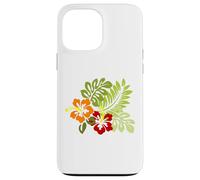 Hawaï Floral Graphic Fleurs Hibiscus Coque pour iPhone 13 Pro Max