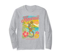 Hawaï Gecko Hibiscus Plage Tropical Hawaï Aloha Spirit Manche Longue