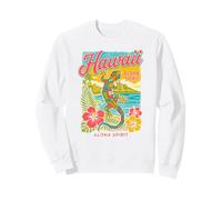 Hawaï Gecko Hibiscus Plage Tropical Hawaï Aloha Spirit Sweatshirt