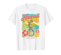 Hawaï Gecko Hibiscus Plage Tropical Hawaï Aloha Spirit T-Shirt