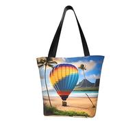 Hawaï Hot Air Balloon Sac à main à bandoulière à la mode pour femme Sac à bandoulière pour femme Convient pour le week-end Voyage shopping Sac à bandoulière