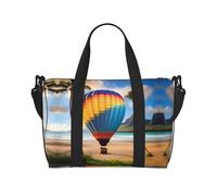 Hawaï Hot Air Balloon Sac de voyage à bandoulière pour femme Sac à main Sac à main décontracté avec fermeture éclair Convient pour le travail, les voyages, le fitness, les voyages