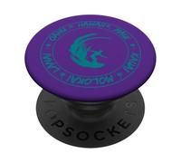 Hawaï, Maui, Molokai, Lanai, Oahu Surfer avec Big Wave PopSockets PopGrip Adhésif