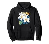 Hawaï Plumeria Frangipanier Fleur Maui Kauai Aloha Surfer Sweat à Capuche