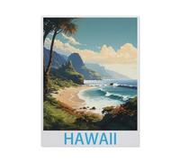 Hawaï，Puzzle Personnalisé 1000 Pièces Papier Puzzle Adultes Adolescents Enfants Puzzle Jouets（50x70cm）-J97