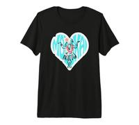 Hawaii Aloha Hula Dance Hula Girl Noir Mignon Coeur Hula Leçon Hawaïenne Fleurs du Sud Populaire Tropical T-Shirt Haut de Gamme